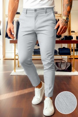 muške hlače MEJER LIGHT GREY