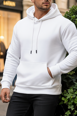 muška dukserica REJERO WHITE