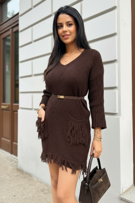 haljina MESMARDA BROWN