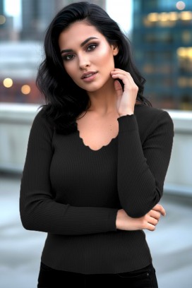 ženska bluza VORNELFA BLACK