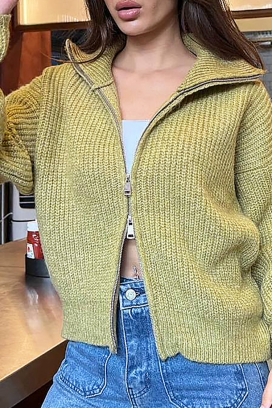 kardigan NELVIRA OLIVE