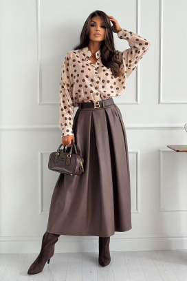 suknja AMOLEFA BROWN