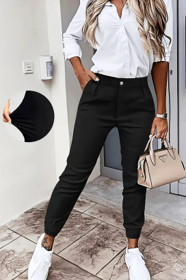 hlače LANELZA BLACK