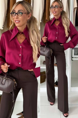 ženska košulja LILONDANA BORDO