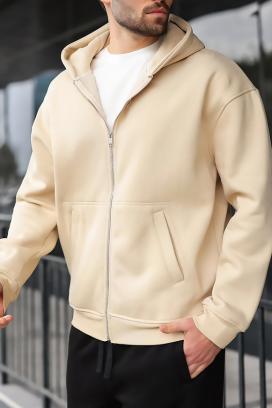 muška dukserica VERGERO BEIGE