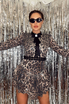 haljina GELZONDA BROWN