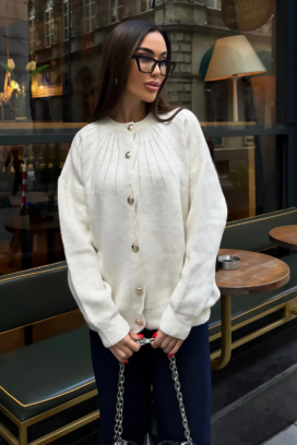 kardigan KRODELSA ECRU