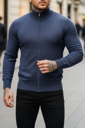 muški kardigan KAROLDI NAVY