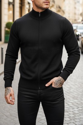 muški kardigan KAROLDI BLACK