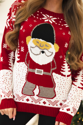 džemper SANTAZA RED