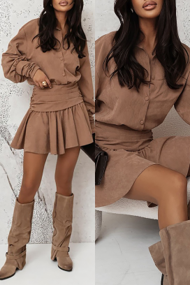 haljina BELETINA BROWN