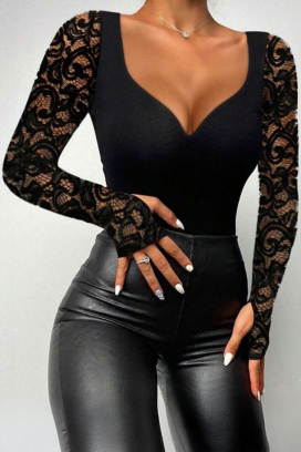 ženska bluza HREVELDA BLACK