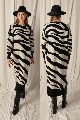 haljina ZEBRINDA BLACK
