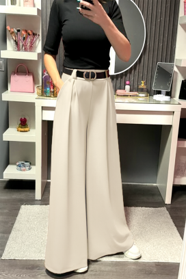 hlače ILOPERNA ECRU