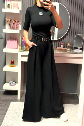 hlače ILOPERNA BLACK