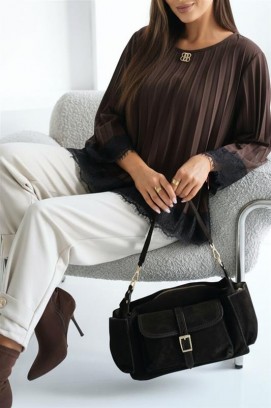 ženska bluza VLANDENA BROWN