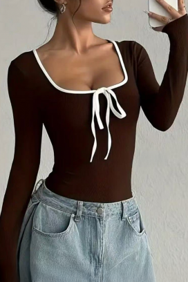 ženska bluza VRIONZA BROWN