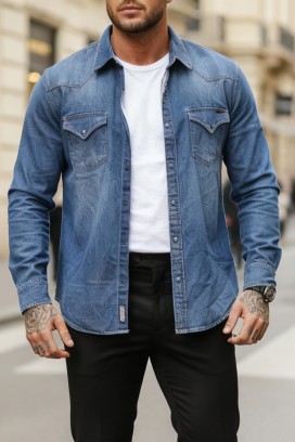 muška košulja TORMER BLUE