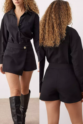 suknja - hlače ALDRELZA BLACK