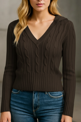 džemper GRANDILA BROWN