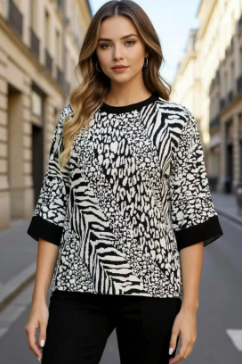 džemper SIOLEFA BLACK