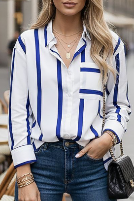 ženska košulja BARIOLA BLUE