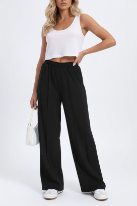 hlače ZAGLORDA BLACK