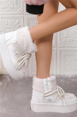 apres-ski cipele MOCHANZA WHITE