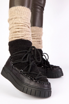 apres-ski cipele CELVERDA BLACK