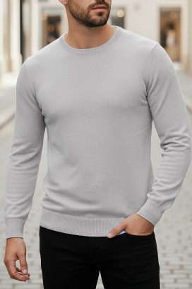 muški džemper BORJO GREY