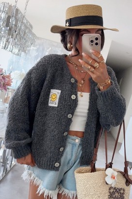 kardigan MOHVELDA GREY