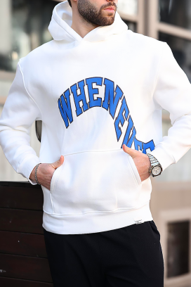 muška dukserica KRILZO WHITE