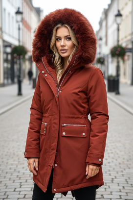 jakna BRICKELDA BRICK RED