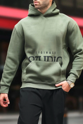 muška dukserica MAREFO KHAK