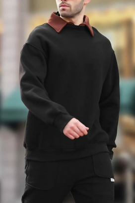 muška dukserica KERJEN BLACK