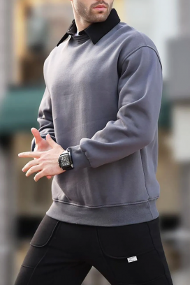 muška dukserica KERJEN GRAFIT