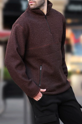 muška dukserica VIMIR BROWN