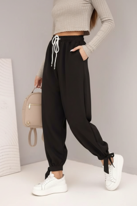 hlače AZLANTA BLACK