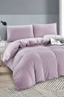 komplet posteljina SLOVERZY LILA 160x200 cm pamuk - 3 dijela