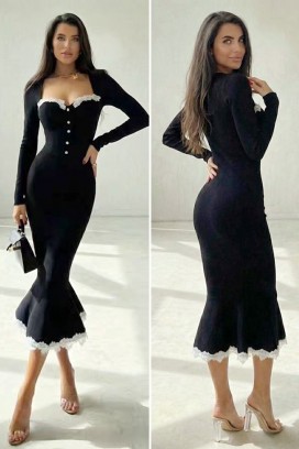 haljina SALVONDRA BLACK