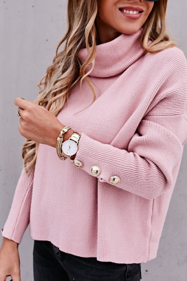 džemper TENSILDA PUDRA