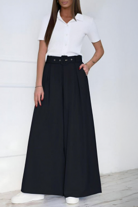 hlače LEVIONZA BLACK