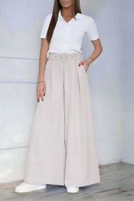 hlače LEVIONZA BEIGE