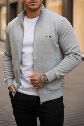 muška dukserica NORONO LIGHT GREY