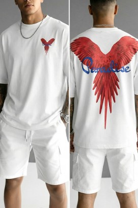 muška majica PRIZO WHITE