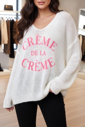 džemper CREMONZA WHITE