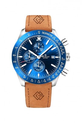 muški sat Giewont Chronograph Sapphire Blue
