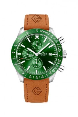 muški sat Giewont Chronograph Sapphire Green
