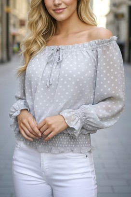 ženska bluza SIVELZA GREY