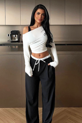 hlače SILONDINA BLACK